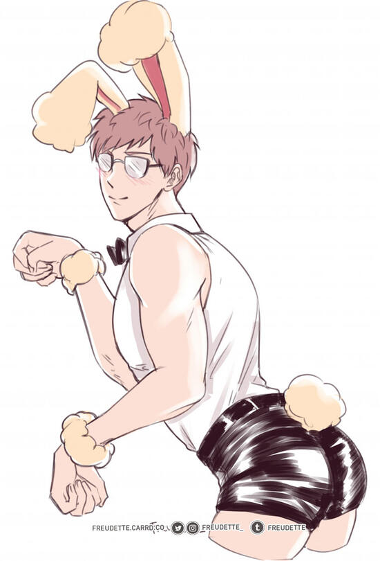 Sketch Commission Mumen Rider Bunny