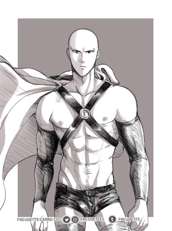 Sketch Commission One Punch Man Saitama