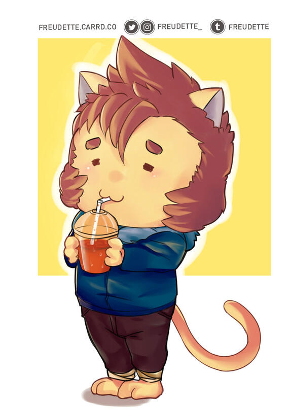 Chibi Kemonomimi Original Character Commission